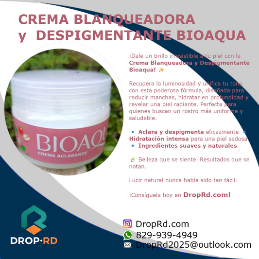 CREMA BLANQUEADORA DESPIGMENTANTE BIOAQUA